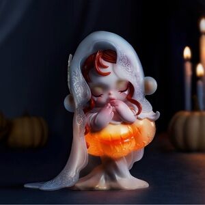 Skullpanda Covenant of The White Moon Pop Mart Limited Edition Lights Up NEW NIB